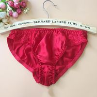 Wholesale Women s Panties Moxeay Sexy Silk Satin Briefs Womens Female Underwear Soft Ladies Knickers Lace Underpants
