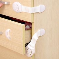 Wholesale Baby Safety Lock Security Locks Cabinet Desk Drawer Lengthened Bendy Plastic Locker Child Security Products