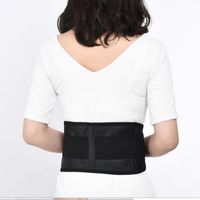 Wholesale Tourmaline Self heating Magnetic Therapy Waist Support Belt Belt Lumbar Back Waist Support Brace Double Banded Adjustable Size