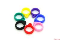 Wholesale 13mm Silicone Lanyard Vape Band Silicon Necklace O Ring Clips for Disposable Pen E Cig Pod Kit Flat Battery String Neck Rope Chain Strap