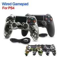 Wholesale USB Wired PS4 Gamepad Controller Original Vibration Joystick Controle Fit For Mando Console Play Station Dualshock Manette Pad Y1018