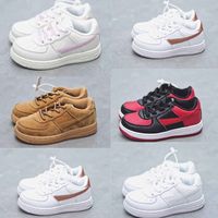 Wholesale Shoes Infant Baby Toddlers Fouth Sail Kids Running Wheat Brown Athletic Sneaker Triple White Trianers Boys Girls Sport Skateboarding Flats