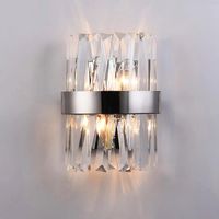 Wholesale New Modern Crystal Wall Lamp Sconce LED Indoor Light Fixtures For Home Decor Bedroom Bathroom Corridor Mirror