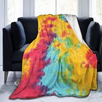 Wholesale Blankets Rainbow Lip Pride Printing Polar Fleece Blanket Super Soft Sherpa Wrinkle Resistant Breathable And Durable Travel Decoration