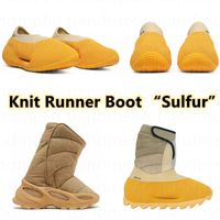 Wholesale 2022 New Top Quality Knit Runner boot RNR Running Shoes Stone Carbon men women slip on breathable trainers Sulfur yellow Brown NSTLD Khaki fashion sneakers