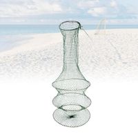 Wholesale Fishing Accessories Layers Simple Hand woven Fish Net Useful Foldable Freshwater Landing Fine Mesh For