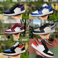 Wholesale 2021 Low s University Blue Men Basketball Shoes Court Purple White Game Royal Noble Red Shadow Black Toe Pass The Torch Women Sneakers Mens Trainers F15