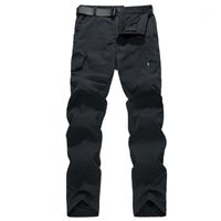 Wholesale Men s Pants Tactical Hiking Outdoor Trekking Multi pocket Solid Color Quick drying Fitness AX Size