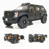 Wholesale New G PATTON SUV Truck Diecast Model Car SUV Toys For Children Sound Lighting Pull Back Gifts T200110
