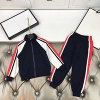 Wholesale Girls Clothes Sets Autumn Kids boys zipper jacket with pants Baby Toddler Sportsuits Outfit Children Clothing