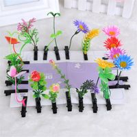 Wholesale Newest Lovely Novelty Plants grass Hair Clips headwear Small bud antenna hairpins Lucky grass bean sprout mushroom party Barrettes C3