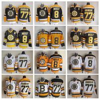 Wholesale Boston Bruins Vintage Classic Ray Bourque Jersey Retro Hockey Cam Neely Anniversary Home Black Yellow White Color Road CCM Embroidery And Sewing High Good