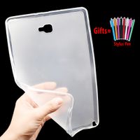 Wholesale Translucent Shockproof Soft Case for Samsung Galaxy Tab A A6 SM P580 SM P585 P580 with S Pen Slim Cover with Stylus
