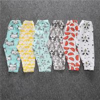 Wholesale Summer Kids Baby Legging Trousers Boy Girls PP Pants Cute Newborn Toddler Infant Anti mosquito Pants Cartoon Casual Cotton Bottom HH23VRYW