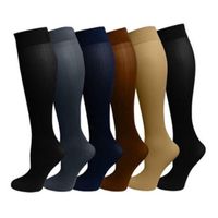 Wholesale Men s Socks Compression Stockings Stretch Pressure Sport Nylon Varicose Vein Stocking Leg Relief Pain Knee High Support Thigh High
