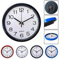 Discount wall fit Wall Clocks Fashion Simplicity Round Clock Quartz Silent Sweep Decor Home Office Kitchen Movement Fits Room Bedroom For Liv D7e3