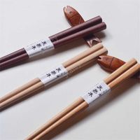 Wholesale Reusable Handmade Chopsticks Japanese Natural Wood Beech Chopsticks Sushi Food Tools Child Learn Using Chopsticks cm DAS155