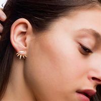 Wholesale Stud CANNER Halloween Skeleton Hand Earrings For Women Punk Style Sterling Silver Earring Handmade DIY Ear Jewelry Oorbellen