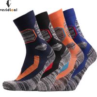 Wholesale VERIDICAL pairs terry sock man thick winter meias Good Quality Athletic breathable sheer work socks Cotton gifts for men G0918
