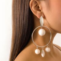 Wholesale Vintage Boho Drop Earrings for Women Aretes Big Geometric Circle Acrylic Pendant Dangle Earring Trendy Jewelry New
