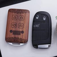 Wholesale Remote Controlers For Dodge Cool Wooden Key Case Smart Control Replacement Car Shell case Only