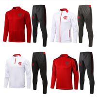 Wholesale 2021 CR Flamengo football tracksuit soccer jacket camisas de futebol Long pull zipper Training suit Chandal
