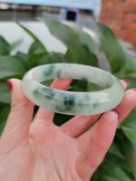 Wholesale Natural Burma green jade bangles handcarved flower jadeite jade bracelet emerald jade bracelets jewelry women bangle
