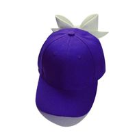 Wholesale Ball Caps Fashion Oversized Bow Baseball Cap Adjustable Hip Hop Solid Color Snapback Hat Cute Women Children s Casual Summer Visor Hats