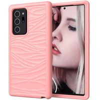 Wholesale Hybrid Shockproof Silicone Cases Wave Stripes Pattern For iPhone Pro Max Mini XR Plus Samsung Note Ultra