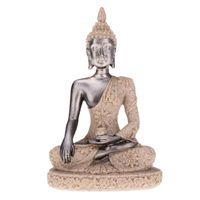 Wholesale Decorative Objects Figurines Inch Thai Sitting Buddha Statue Meditative Of Garden Statue Home Decor Sandstone Outdoor