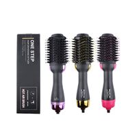 Wholesale One Step Hair Dryer Brush and Volumizer Blow straightener curler salon in roller Electric heat Air Curling Iron comb