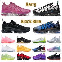 Wholesale mens women running shoes TN Triple Black Hyper Royal White Berry Barely Volt Fireberry Tennis Ball Coquettish Purple Orange Wolf Grey men outdoor sports sneakers