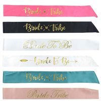 Wholesale Party Decoration Bride To Be Sash Team Tribe For Wedding Bridal Shower Bachelorette Decorations Favors Gifts Supplies