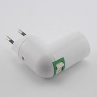 Wholesale E27 Socket Lamp Bulb Adapter Degrees Adjustable Light Bases lamp Holder Converter Light Bulb Adapter EU Plug V