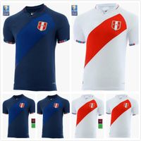 Wholesale 2021 Perú camisetas de fútbol Copa American jerseys Home Away GUERRERO FARFAN CUEVA LAPADULA LORES Peru Soccer Jersey MEN Football Shirt