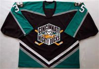 Wholesale Custom s Iilya Bryzgalov Cincinnati Mighty Ducks Hockey Jersey Vintage Customize any number name Jerseys Embroidery Stitched S XL