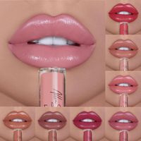 Wholesale Lip Gloss Colors Cream Matte Waterproof Long Lasting Moist Plumper Liquid Lipstick Sexy Nude Beauty Glaze Cosmetic
