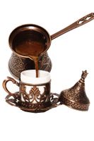 Wholesale Turkish Coffee Maker Moka Pot Person ML Copper Cezve Handmade Casting Decorative Gift Accessory