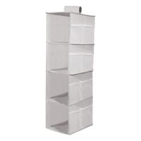 Wholesale Storage Boxes Bins Shelf Clothes Wardrobe Hanging Closet Organizer Home Large Capacity Foldable Shelves With Side Pockets Easy Install