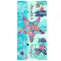 Wholesale Beach Towel Ultra Soft Microfiber Beachs Towels For Adults Personalized Super Absorbent Quick Dry Pool Fors Kids Men Women Girls LLA6968