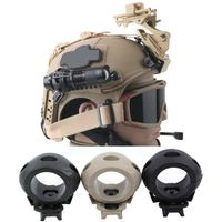 Wholesale Cycling Helmets Helmet Light Mount Tactical Side Rail Clamp Adaptor Clip Headlight Holder Bracket For D6a5