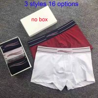 Wholesale Mens Underwears Designers Fashion Boxers Breathable Boxer Underpants Classic Letter Men Sexy Tight Waist Man Underwear Styles Options M XL