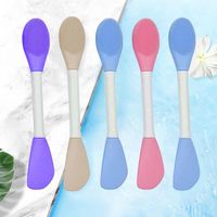 Wholesale Makeup Brushes Double ended Cleaning Brush Silicone Multifunction Cleansing Blackhead Wash Beauty Exfoliating Pores Tools Face D2C7