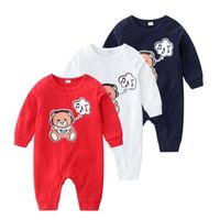 Wholesale 2022 spring Summer toddler Romper baby infant boy designers clothes Newborn Jumpsuit Long Sleeve Cotton Pajamas Months Girls pajamas