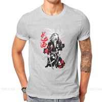 Wholesale Popular Styles Men s T Shirts Adventure Battle Samurai Monster Tees Shirt Vintage Alternative Plus Size Cotton O Neck Tops