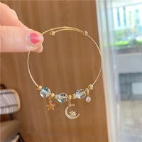 Wholesale Beaded Strands Fantasy Little Fairy Star Moon Student Bracelet Girl Long Distance Relationship Gifts Romantic Luxury Jewelry