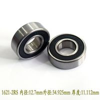 Wholesale WZZG European and American size miniature deep groove ball bearings RS mm mm mm high precision low noise black rubber cover