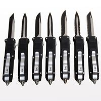 Wholesale 7 Styles BENCHMADE Mini HK Automatic knives stainless steel blade Infidel Double action Pocket knife with nylon sheath and retail box