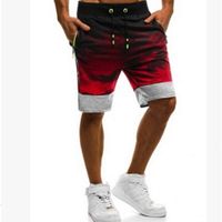 Wholesale Men Casual Short Pants Gym Fitness Running Sports Wear Shorts Hommes Jogger Pirnt Summer