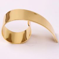 Wholesale Napkin Rings Metal Plating Gold word Ring Stainless Steel Table Decoration Western Party Accessories